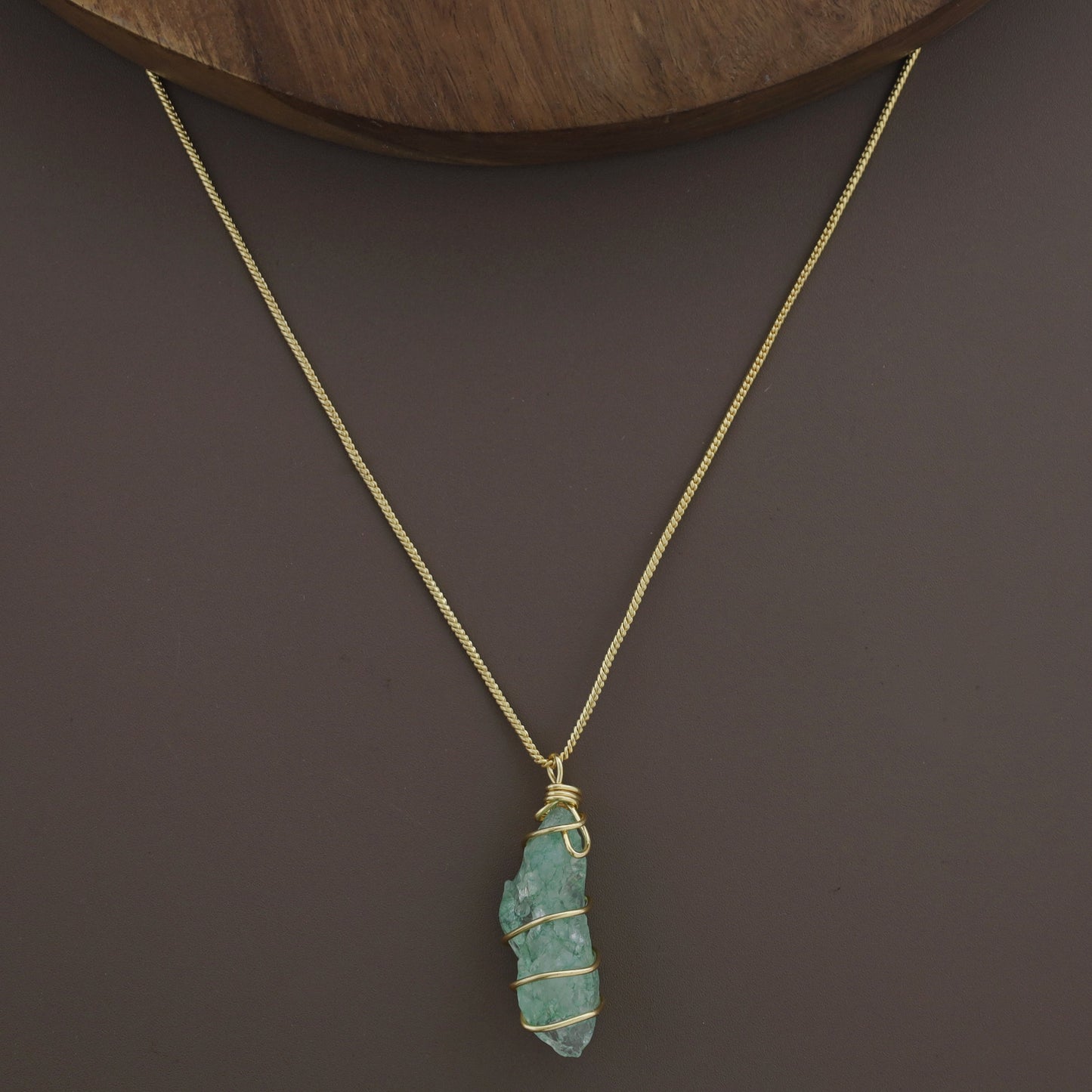 Binded Dyed Stone Neckpiece