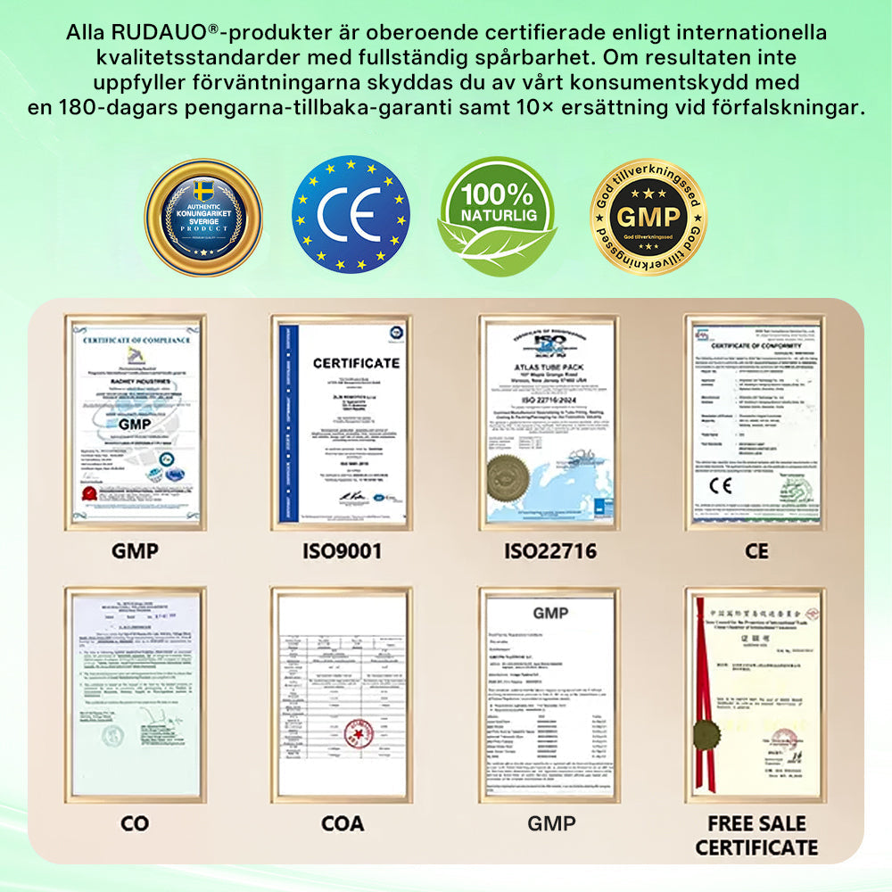 𝐋ä𝐤𝐚𝐫𝐫𝐞𝐤𝐨𝐦𝐦𝐞𝐧𝐝𝐞𝐫𝐚𝐝 | 𝐑𝐔𝐃𝑨𝑼𝑶® 𝑩𝒆𝒓𝑏𝘦𝘳𝑖𝗇𝒆 𝟔-𝗶𝙣-𝟏 𝑁𝑎𝑛𝑜 𝘔𝘪𝘬𝘳𝘰𝘯å𝘭𝘴-𝘱𝘭å𝘴𝘵𝘦𝘳 | ✅𝘝𝘦𝘵𝘦𝘯𝘴𝘬𝘢𝘱𝘴𝘣𝘢𝘴𝘦𝘳𝘢𝘥 | 𝟨-𝗂𝗇-𝟣 𝖿𝗈𝗋𝗆𝗎𝗅𝖺 | 𝑅𝑒𝑠𝑢𝑙𝑡𝑎𝑡 𝑖𝑛𝑜𝑚 7 𝑑𝑎𝑔𝑎𝑟 🏅