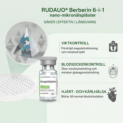 𝐋ä𝐤𝐚𝐫𝐫𝐞𝐤𝐨𝐦𝐦𝐞𝐧𝐝𝐞𝐫𝐚𝐝 | 𝐑𝐔𝐃𝑨𝑼𝑶® 𝑩𝒆𝒓𝑏𝘦𝘳𝑖𝗇𝒆 𝟔-𝗶𝙣-𝟏 𝑁𝑎𝑛𝑜 𝘔𝘪𝘬𝘳𝘰𝘯å𝘭𝘴-𝘱𝘭å𝘴𝘵𝘦𝘳 | ✅𝘝𝘦𝘵𝘦𝘯𝘴𝘬𝘢𝘱𝘴𝘣𝘢𝘴𝘦𝘳𝘢𝘥 | 𝟨-𝗂𝗇-𝟣 𝖿𝗈𝗋𝗆𝗎𝗅𝖺 | 𝑅𝑒𝑠𝑢𝑙𝑡𝑎𝑡 𝑖𝑛𝑜𝑚 7 𝑑𝑎𝑔𝑎𝑟 🏅
