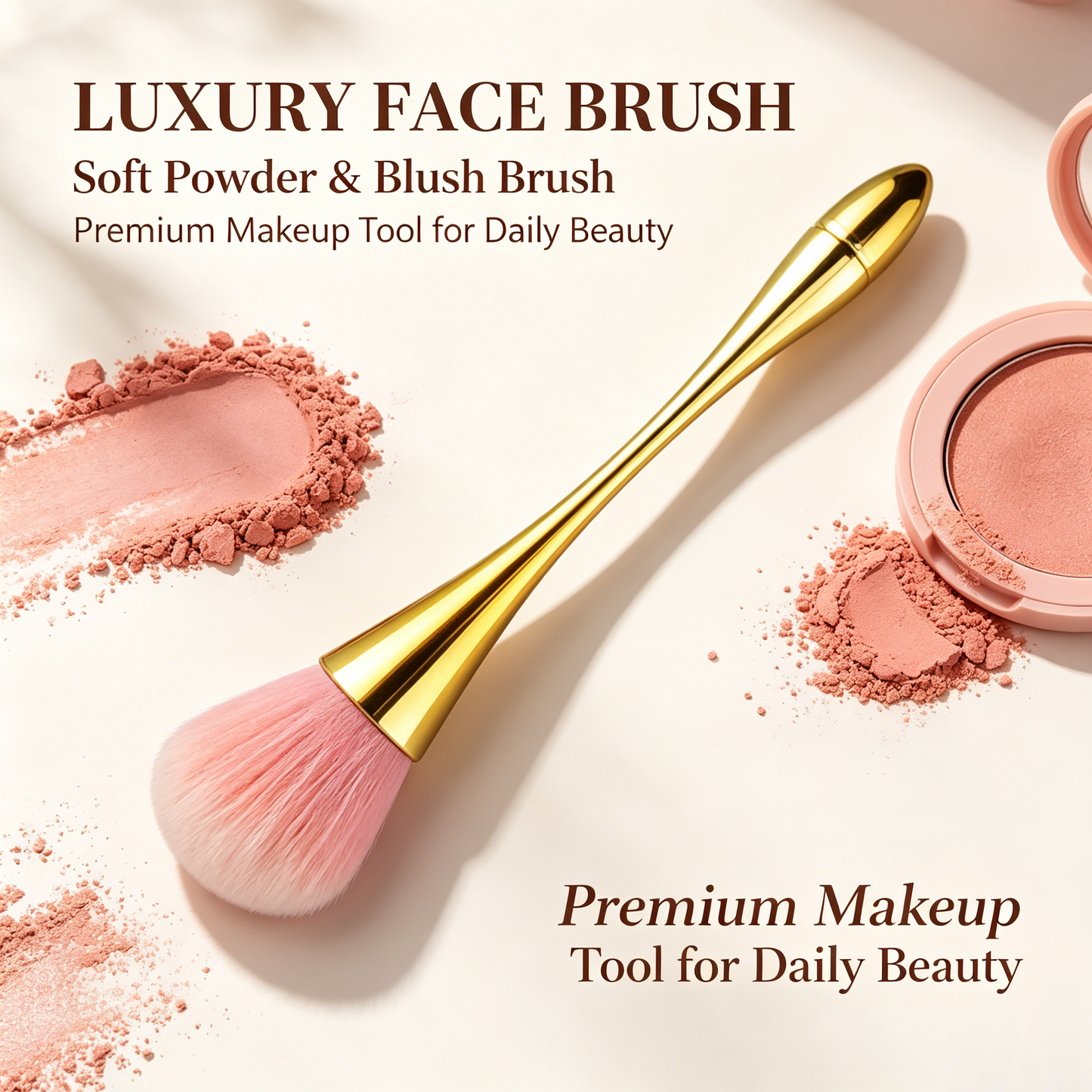 Luxury Soft Powder & Blush Brush