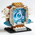 Chinese Style Creative Letter Building Block Set