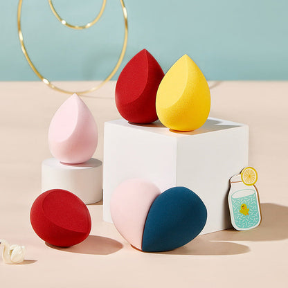 Heart-shaped Two-Tone Make-up Sponge with Gift Box