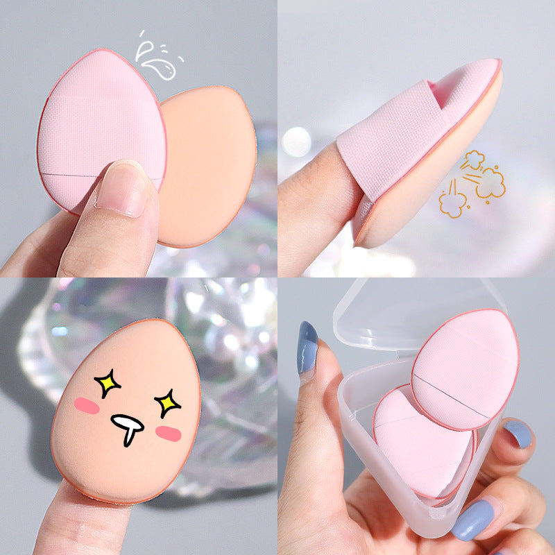 Cushion Puff Set with Storage Case
