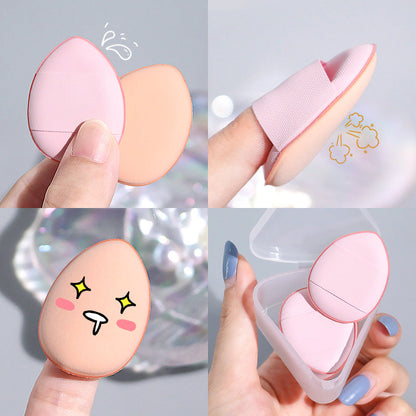 Cushion Puff Set with Storage Case