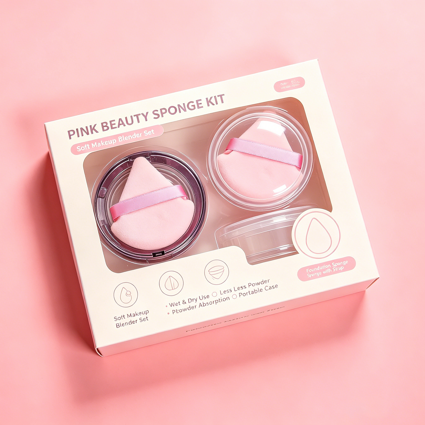 Pink Beauty Sponge Kit